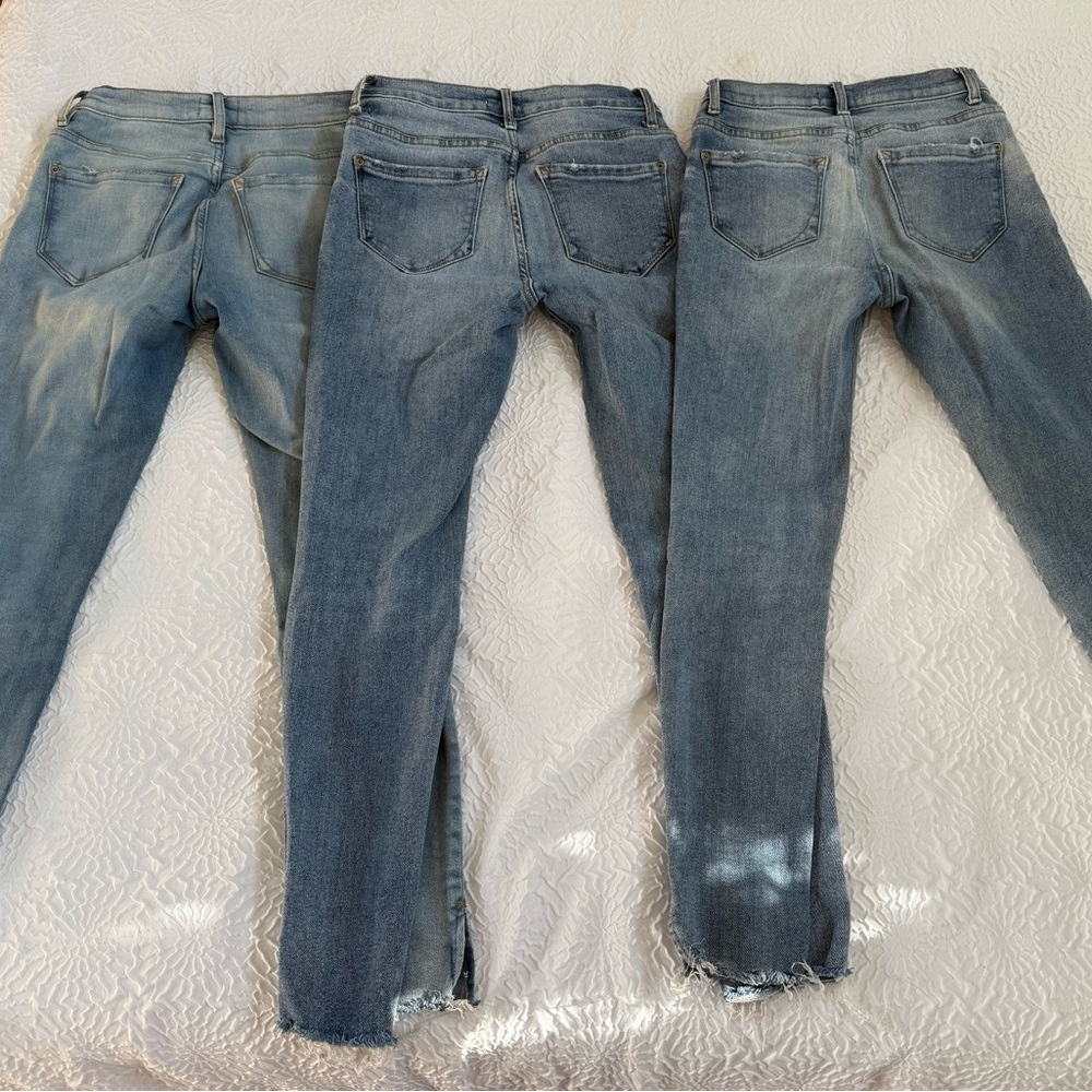 Kensie Blue Denim Jeans (set of 3)